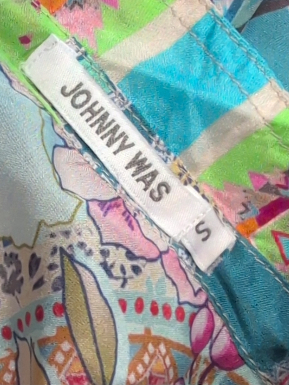 Johnny Was Prisma Seline Button Down Small - Picture 6 of 10